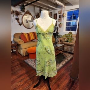 Vintage Paisley Lacey Dress